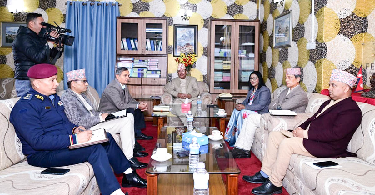 निर्वाचन केन्द्रित सुरक्षा व्यवस्थापन सम्बन्धी छलफल