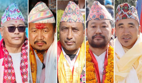 पाँच जना उम्मेदवार एउटै पालिकाका