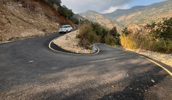 आँधीखोलाका सबै वडामा सडक कालोपत्रे