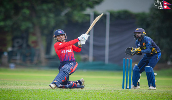 टी–२० विश्वकप : अभ्यास खेलमा श्रीलङ्का ‘ए’ सँग नेपालको दोस्रो हार