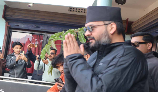 पाँचथरको फिदिममा बालेनको स्वागत