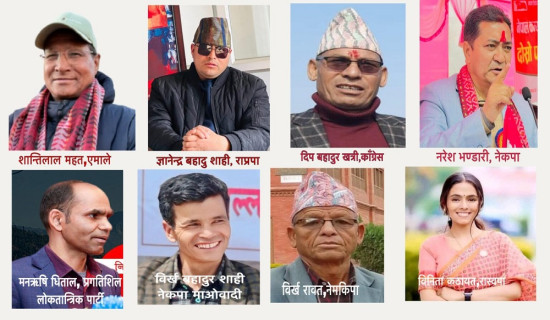 मतदाताका घर घर जाँदै उम्मेदवार