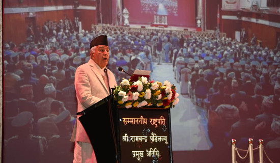 सुरक्षा निकायको धर्म मुलुक र जनताको सर्वोत्तम हित गर्नु हो : राष्ट्रपति पौडेल