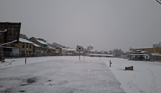 मध्यरात देखि जुम्लामा हिमपात