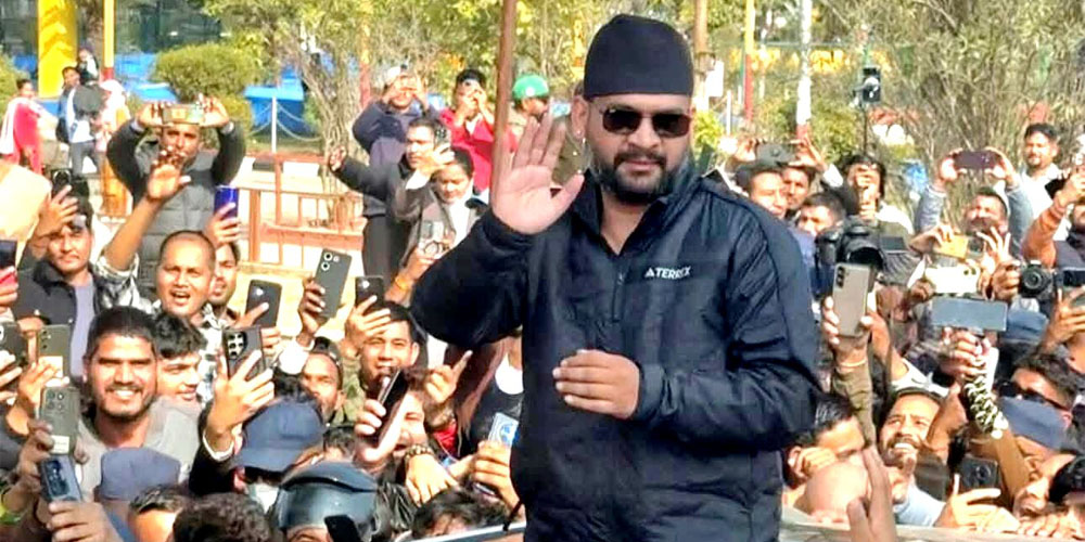 नेपालगन्जमा बालेन शाहलाई स्वागत