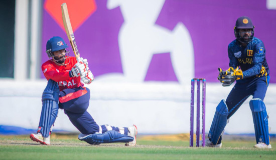 टी–२० विश्वकप : अभ्यास खेलमा नेपाल श्रीलङ्कासँग पराजित