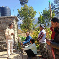 ‘ब्लु हिल’मा धमाधम पर्यटकीय पूर्वाधार निर्माण गरिँदै
