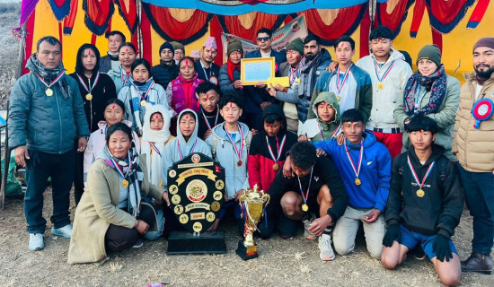 अंशुवर्मा माविलाई राष्ट्रपति रनिङ् शिल्डको उपाधि