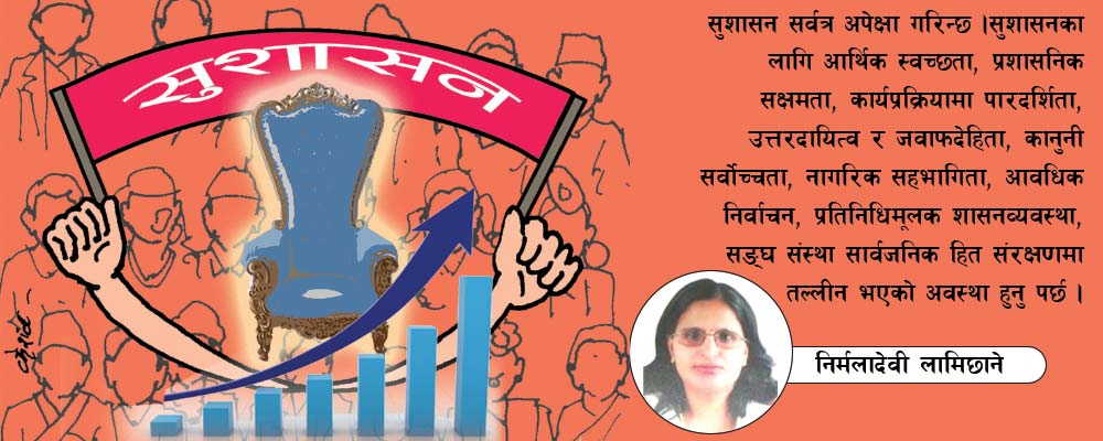 सुशासनयुक्त शासनव्यवस्था