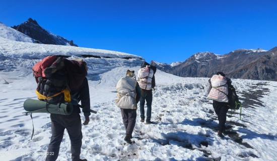 ‘उच्च हिमाली क्षेत्रको पाँच पदमार्गमा पदयात्रा नगर्नु’