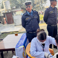 बेलहिया नाकाको निरीक्षण