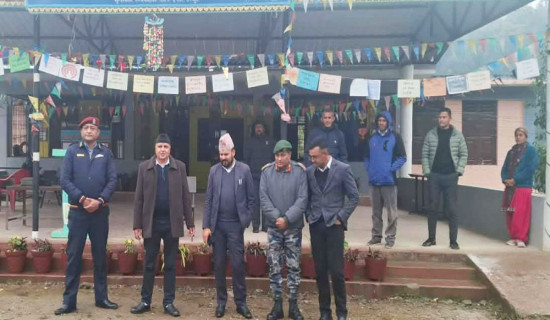 लमजुङमा मतदानस्थलको अनुगमन