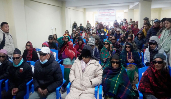 मर्स्याङ्दी आँखा शिविर : एक सय ३५ को शल्याक्रिया