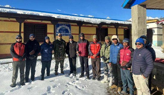 हिमपातमै मतदान स्थल अनुगमन