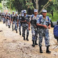 ड्रोनबाट मतदान स्थल निगरानी