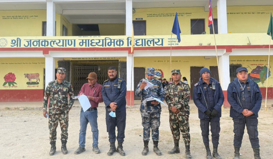 मतदान केन्द्रको सुरक्षा अवस्था बुझ्दै समिति