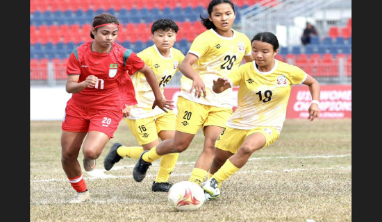 बङ्गलादेशसँग भुटान १२ गोलले पराजित