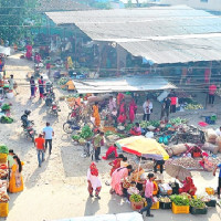 अतिक्रमित हाटबजार विस्तार र व्यवस्थित हुन सकेन