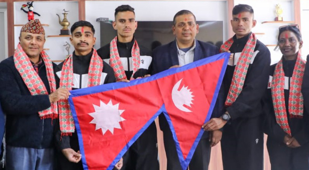 एथलेटिक्स टोली चीन प्रस्थान