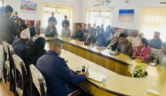 गुल्मीमा निर्वाचन आचारसंहिता सम्बन्धी छलफल