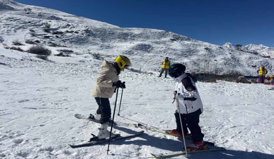 मुक्तिनाथमा ‘स्की’ प्रतियागिता, आजदेखि प्रशिक्षण सुरु