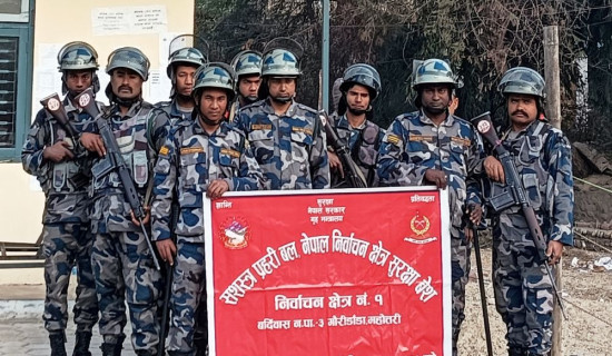 महोत्तरीका चारै निर्वाचन क्षेत्रमा सुरक्षा बेस स्थापना