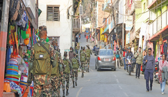 निर्वाचन सुरक्षाका लागि सेना परिचालन