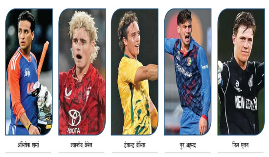 टी–२० विश्वकपमा हेर्नलायक पाँच खेलाडी