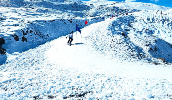 मुस्ताङमा स्कि च्याम्पियनसिप सुरु