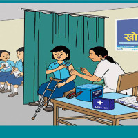 स्कुटरको ठक्करबाट घाइते पैदलयात्रुको मृत्यु