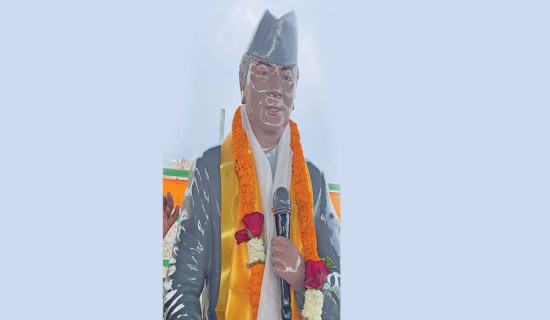 शेरचनको सालिक अनावरण