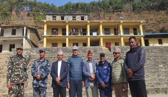 बागलुङमा नमूना मतदान अभ्यास