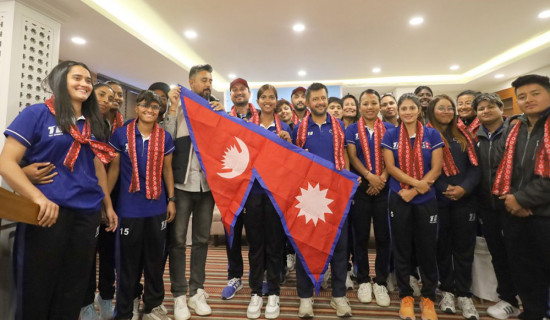 महिला क्रिकेट टोलीको बिदाइ