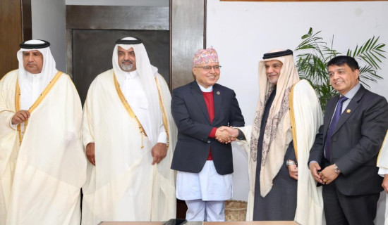 नेपाल–कतार द्विपक्षीय लगानी, निजी क्षेत्रबीचको सहकार्यबारे छलफल