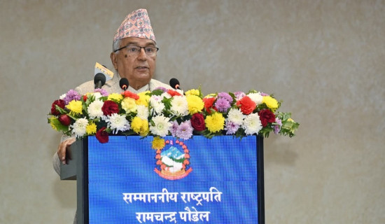 अख्तियार दुरुपयोग र सामाजिक न्यायमाथि चुनौती : राष्ट्रपति