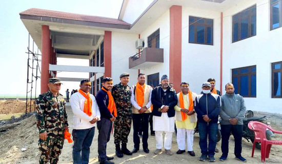 नरैनापुर गाउँपालिकाको सेवा नयाँ भवनबाट