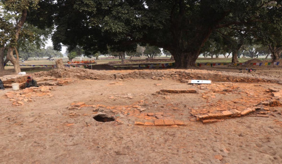 तिलौराकोटमा ऐतिहासिक बौद्ध संरचना फेला