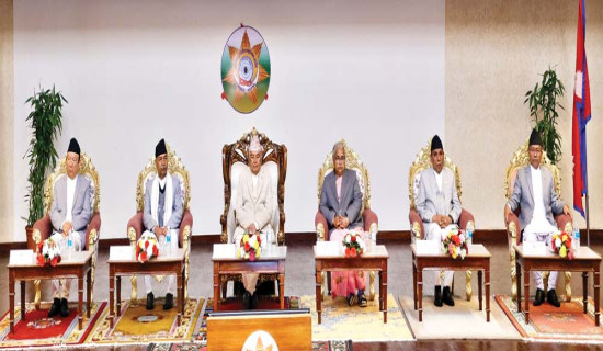 सामूहिक प्रयासले मात्र भ्रष्टाचार नियन्त्रण : राष्ट्रपति