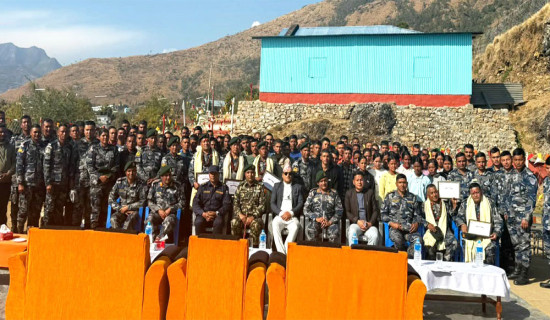 रुकुम पश्चिममा निर्वाचन प्रहरीको प्रशिक्षण सम्पन्न