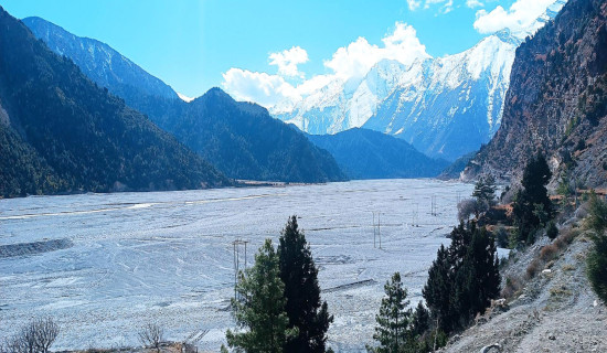 कालीगण्डकी नदी र हिमशृङ्खला