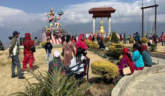 पञ्चकोटमा आन्तरिक पर्यटकहरूको बढ्यो आगमन