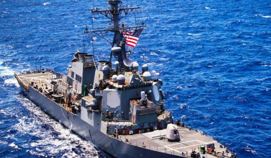 इरानको तनावबिच पश्चिम एसियामा दोस्रो जहाज तैनाथ गर्दै अमेरिका