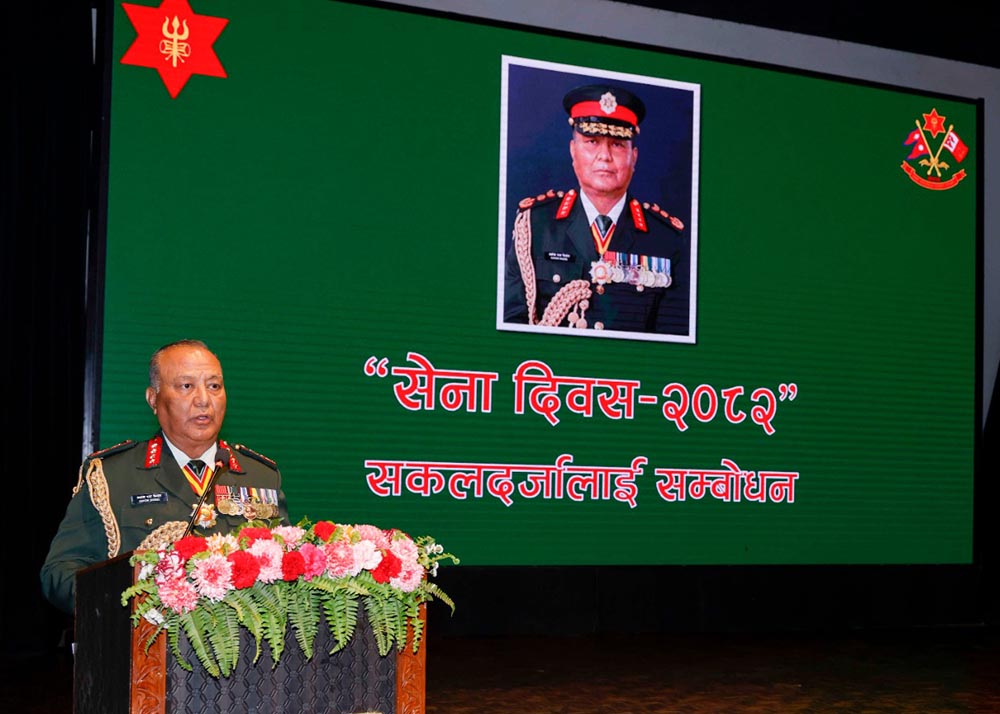 निर्वाचन शान्तिपूर्ण रुपमा सम्पन्न गराउन प्रधानसेनापतिको विशेष निर्देशन