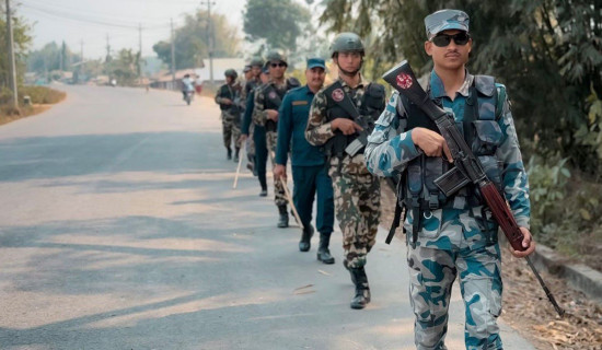 चन्द्रगढी बिमानस्थल सेनाको सुरक्षामा