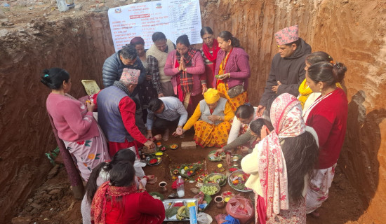 शिवरात्रीको अवसरमा शिवालयको शिलान्यास