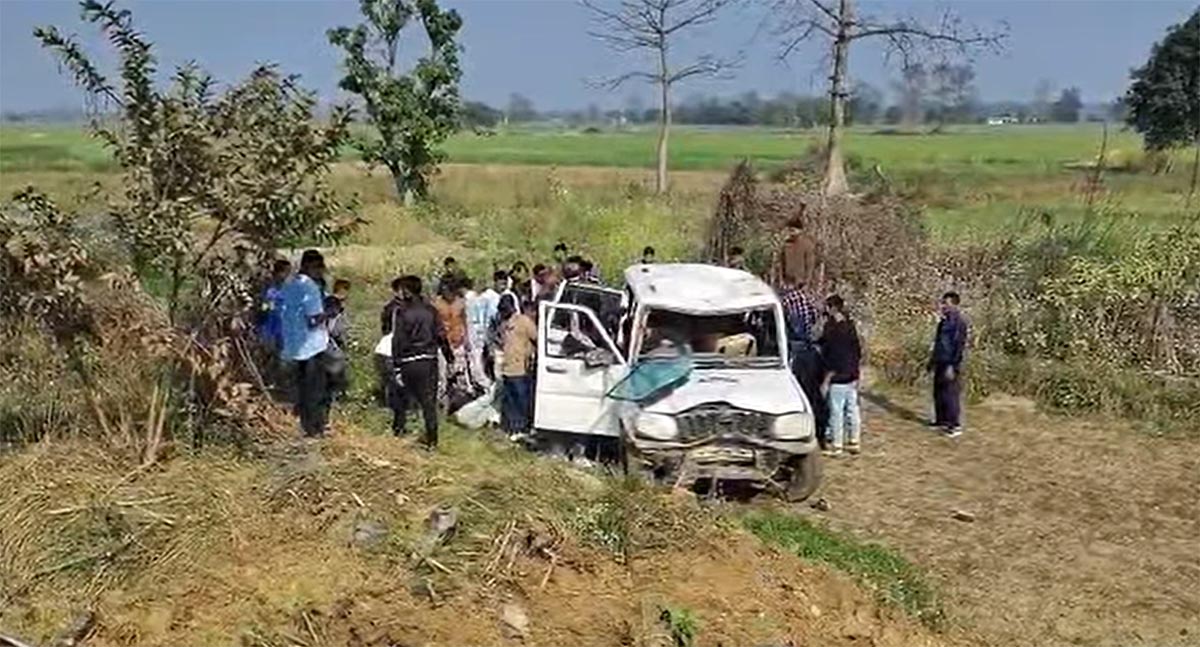 वडाध्यक्षले चलाएको गाडीमा ठोक्किदा मृत्यु