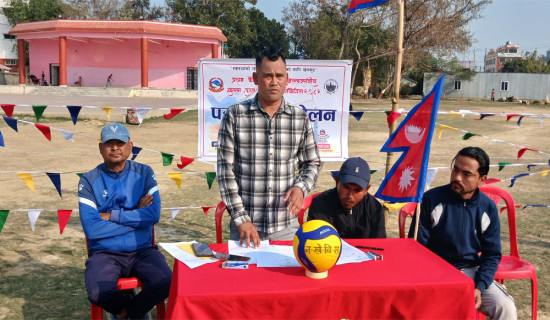 कोहलपुरमा खुला पुरुष भलिबल प्रतियोगिता हुँदै