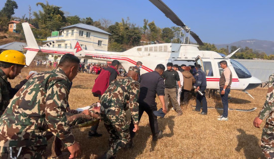 सेना सवार बस दुर्घटना, २४ सैनिकसहित २६ जना घाइते