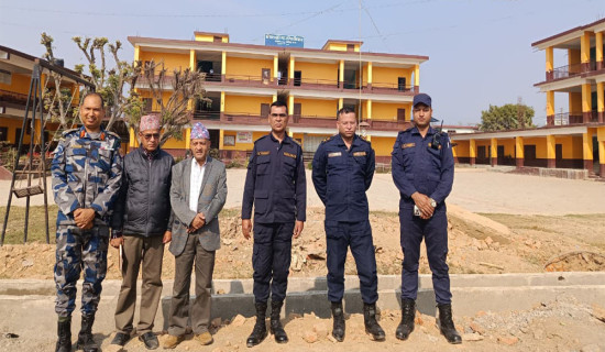 कपिलवस्तुमा मतदान स्थलको अनुगमन तथा निरीक्षण