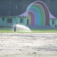 सरस्वतीको प्रतिमा बनाउन भ्याइनभ्याइ